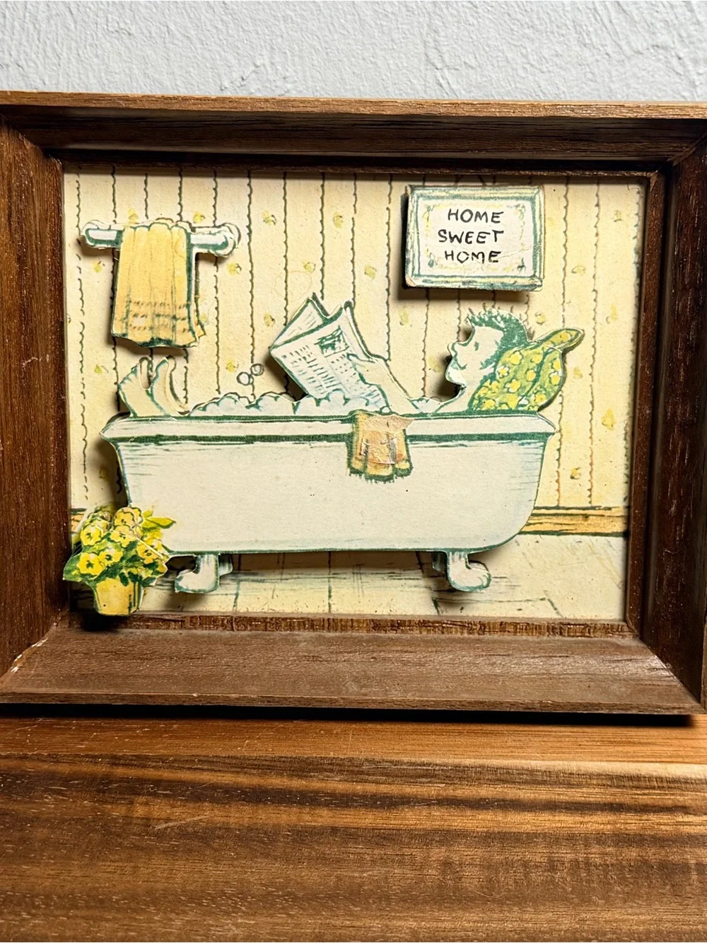 Vintage-1970s Sammy Bowen Shadow Box